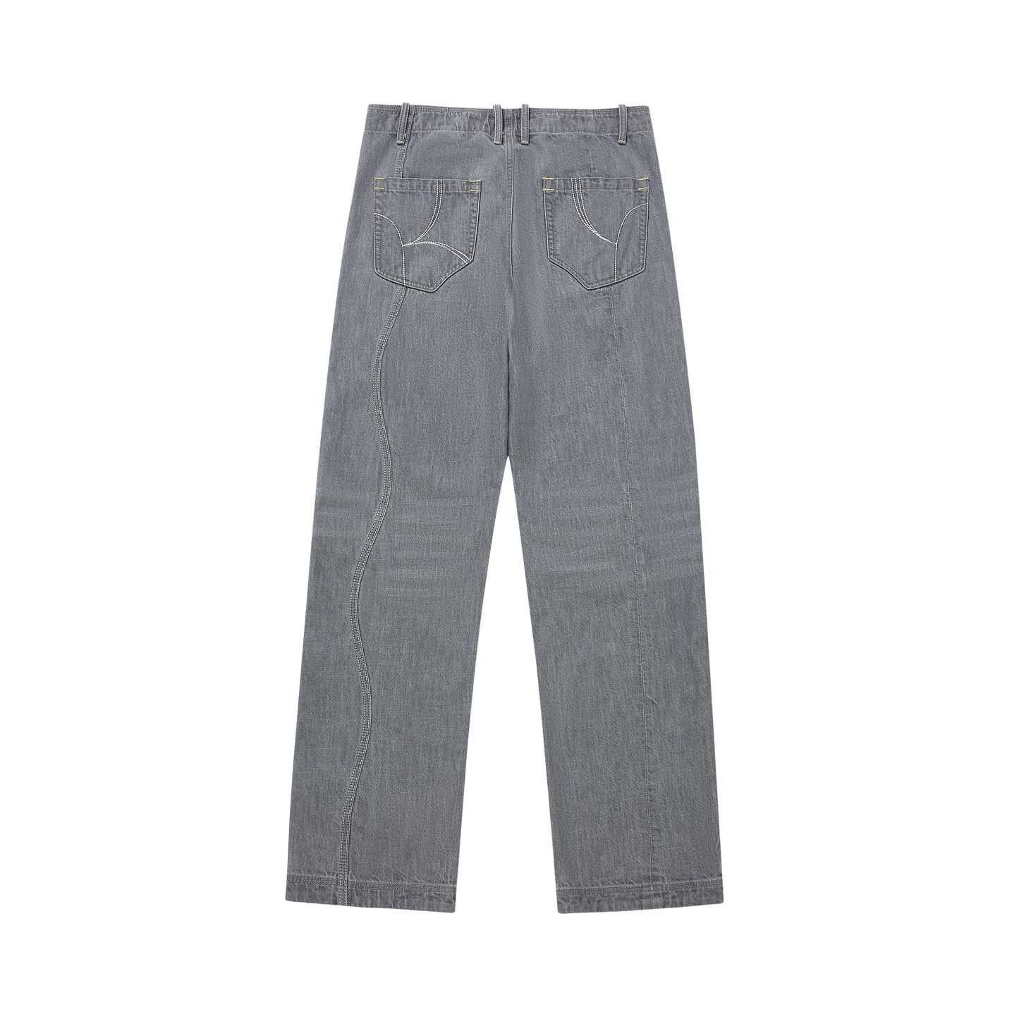 KILLWHY • ⁰⁶⁰  Lime Stack Jeans “堆浪石灰牛”