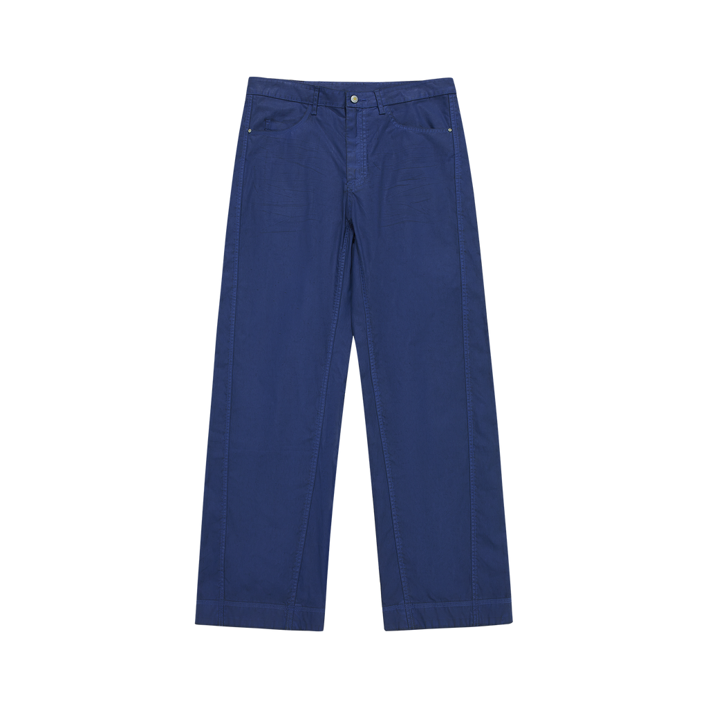 KILLWHY • ⁰⁹⁰ Waxed leather Jeans 直筒蜡皮牛