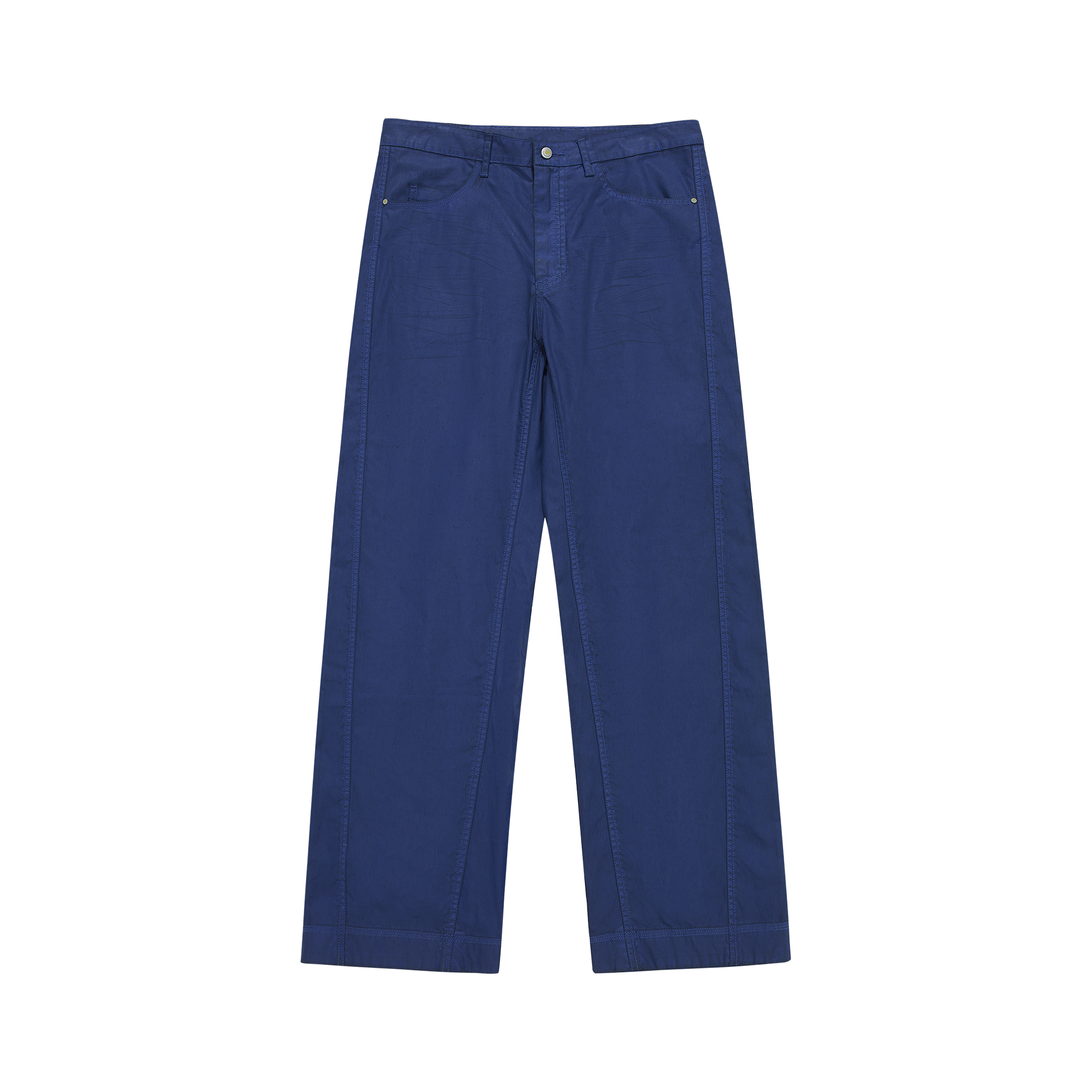 KILLWHY • ⁰⁹⁰ Waxed leather Jeans 直筒蜡皮牛