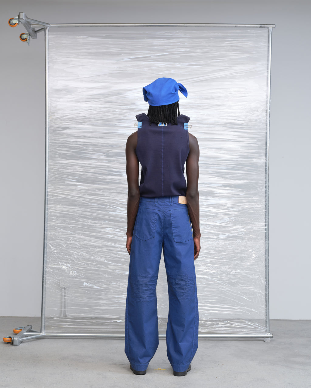 KILLWHY • ⁰⁹⁰ Waxed leather Jeans 直筒蜡皮牛
