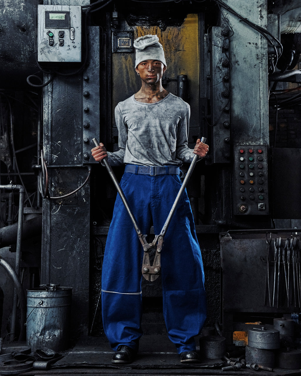KILLWHY • ⁰⁶³ Belt fat-legs Pants “腰带胖腿工作裤”