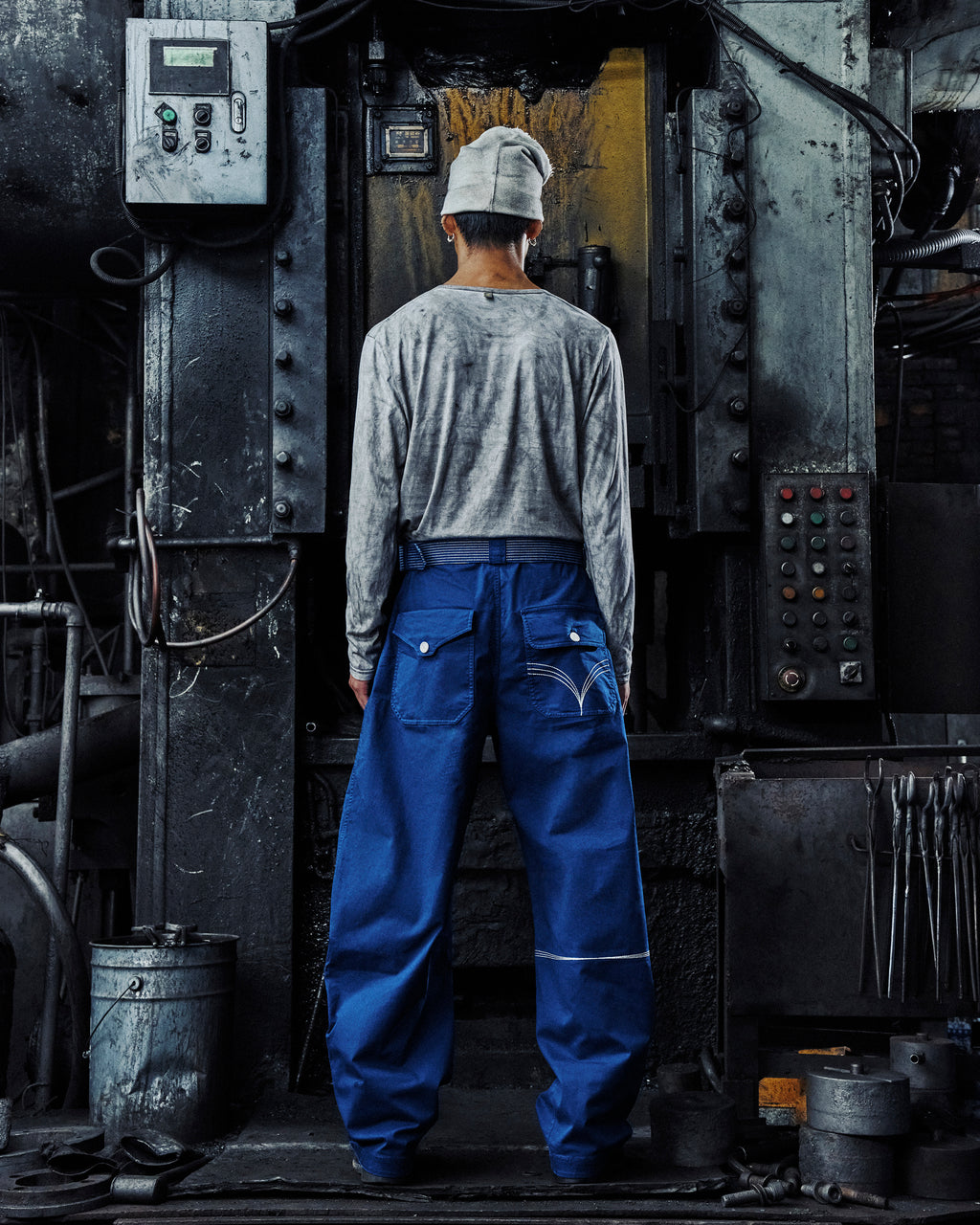 KILLWHY • ⁰⁶³ Belt fat-legs Pants “腰带胖腿工作裤”