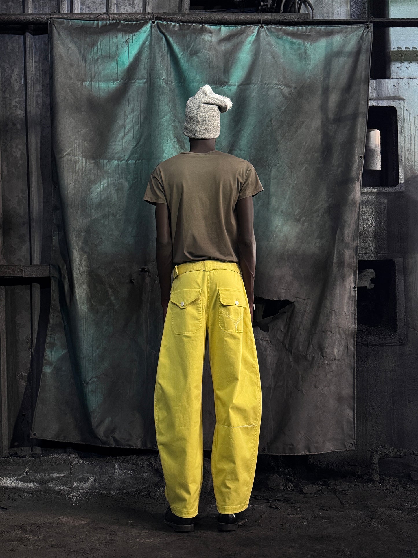 KILLWHY • ⁰⁶³ Belt fat-legs Pants “腰带胖腿工作裤”