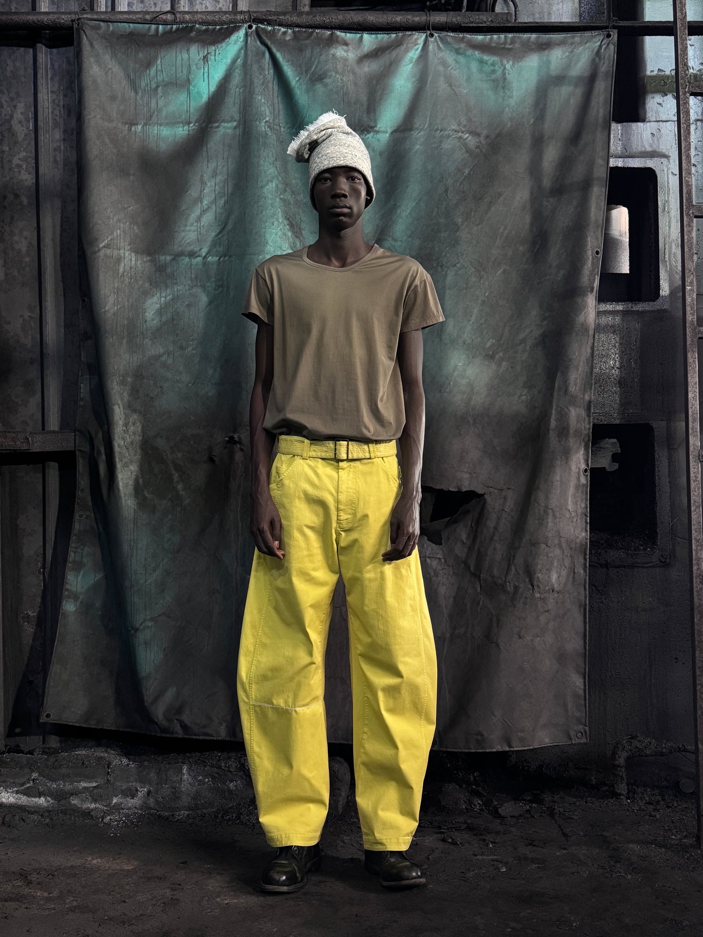 KILLWHY • ⁰⁶³ Belt fat-legs Pants “腰带胖腿工作裤”